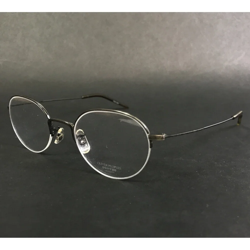 Vintage Oliver Peoples Eyeglasses Frames Cornell BKC Black Chrome 45-20-143